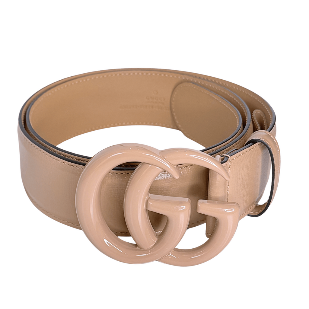 Gucci Azalea Calfskin Double G Belt