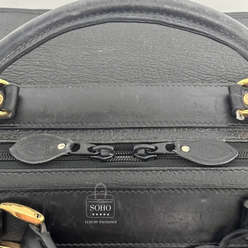 Gucci Vintage Leather Duffle Bag