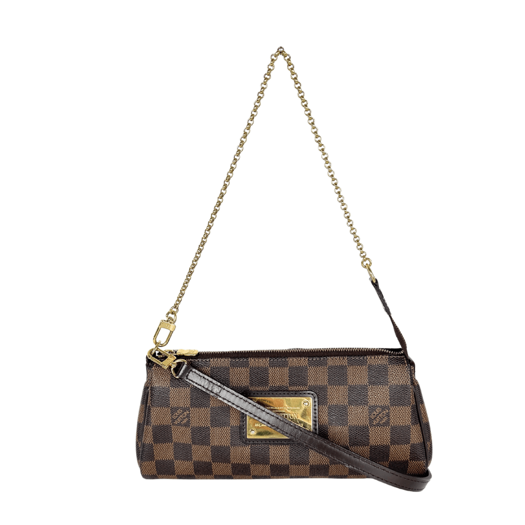 Louis Vuitton Damier Ebene Eva Pochette w/ Strap