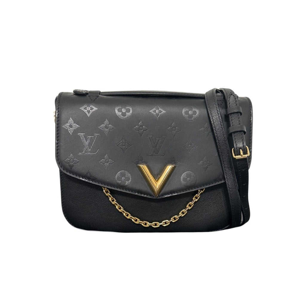 Louis Vuitton Monogram Calfskin Leather Very Messenger