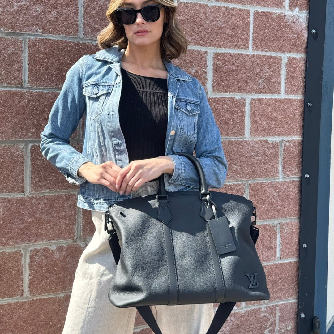 Louis Vuitton Taurillon Lockit Aerogram Tote