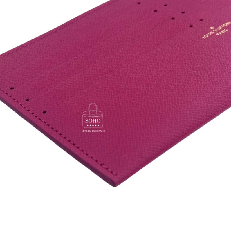 Louis Vuitton Raspberry Felicie Card Insert