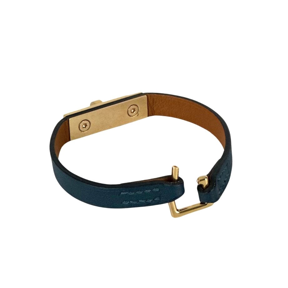 Hermes Leather Micro Kelly Bracelet