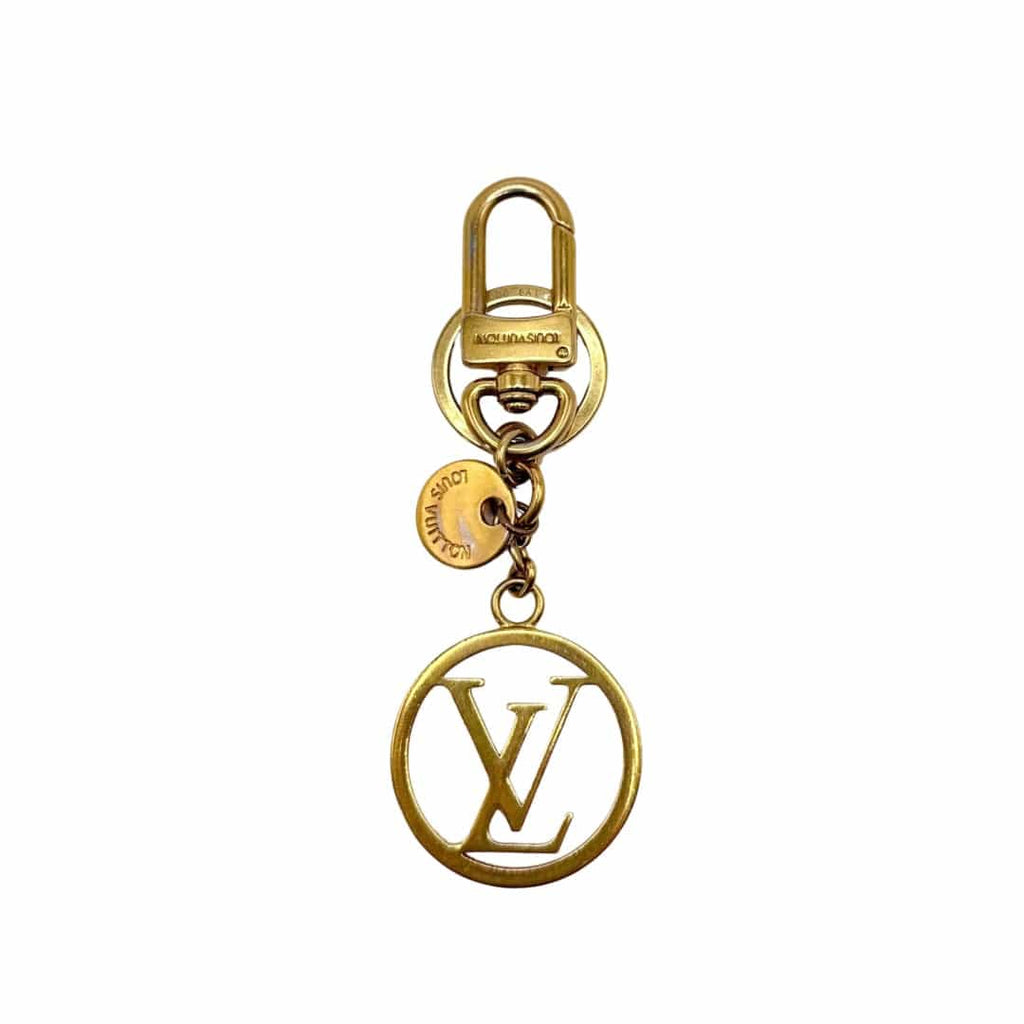 Louis Vuitton Gold Tone Fleur De Monogram Charm Bag Charm & Key Chain Louis  Vuitton