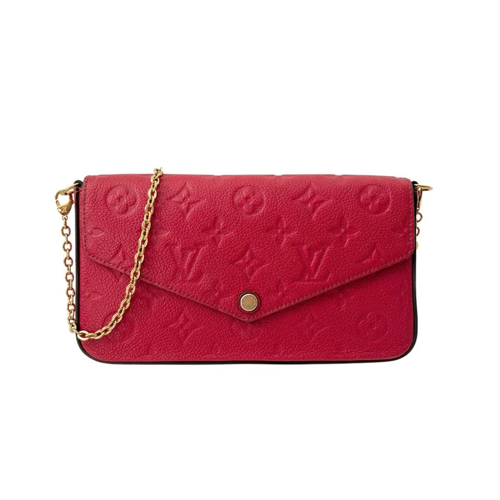 Red Empreinte Leather Louis Vuitton Bag