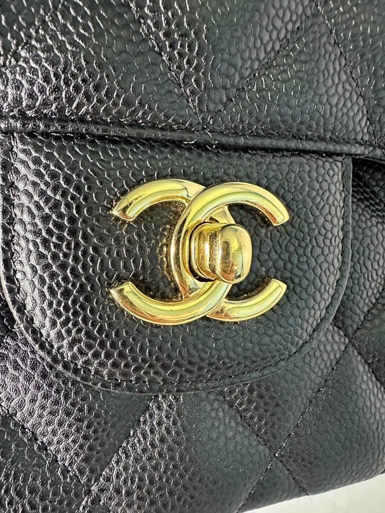 Chanel Classic Caviar Large Flap Bag