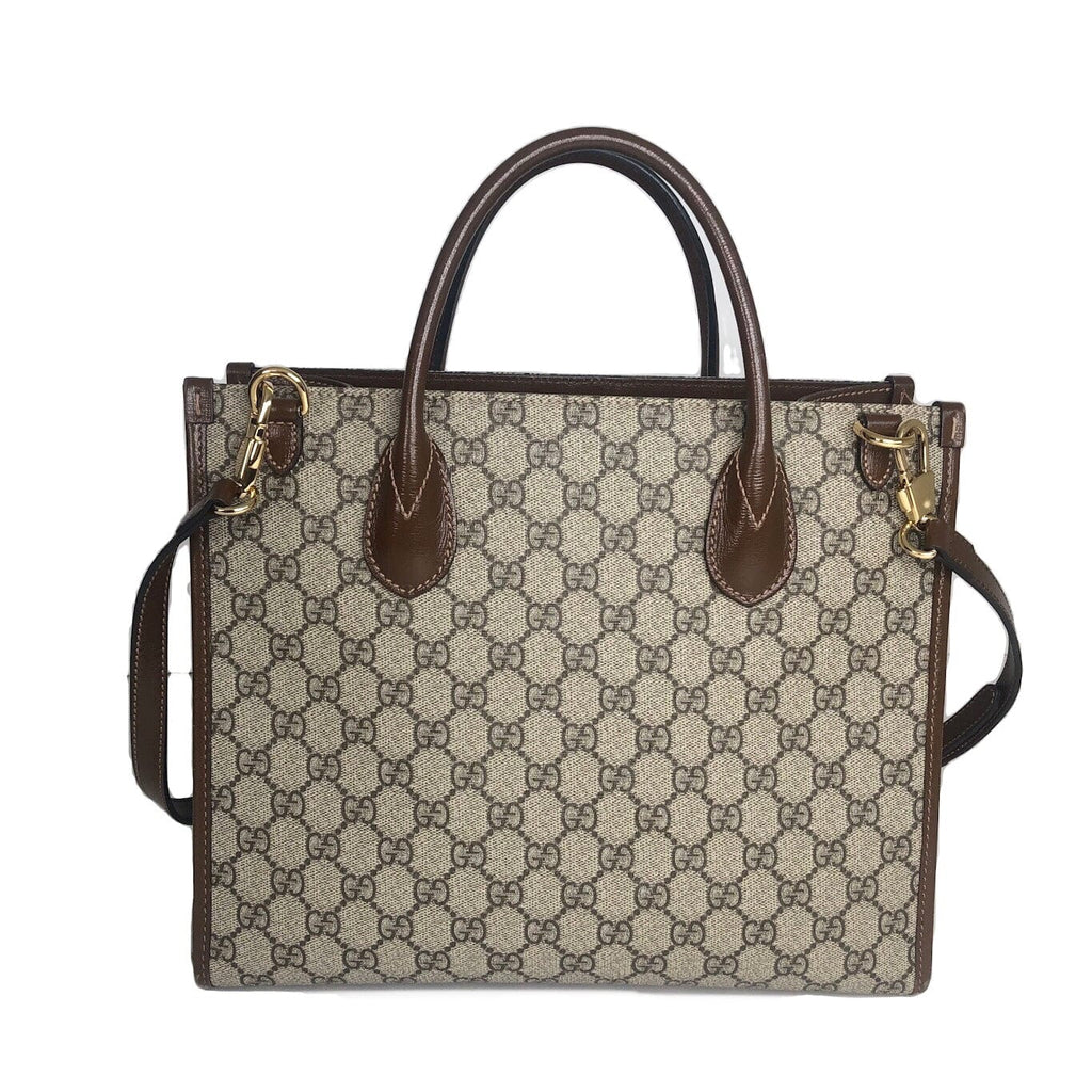 Gucci GG Supreme Small Tote w/ Strap