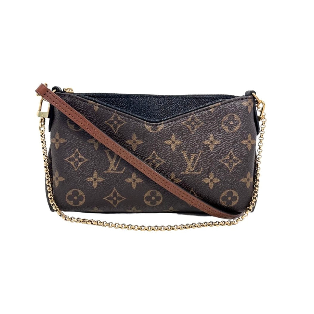 Louis Vuitton Monogram Pallas Clutch Crossbody