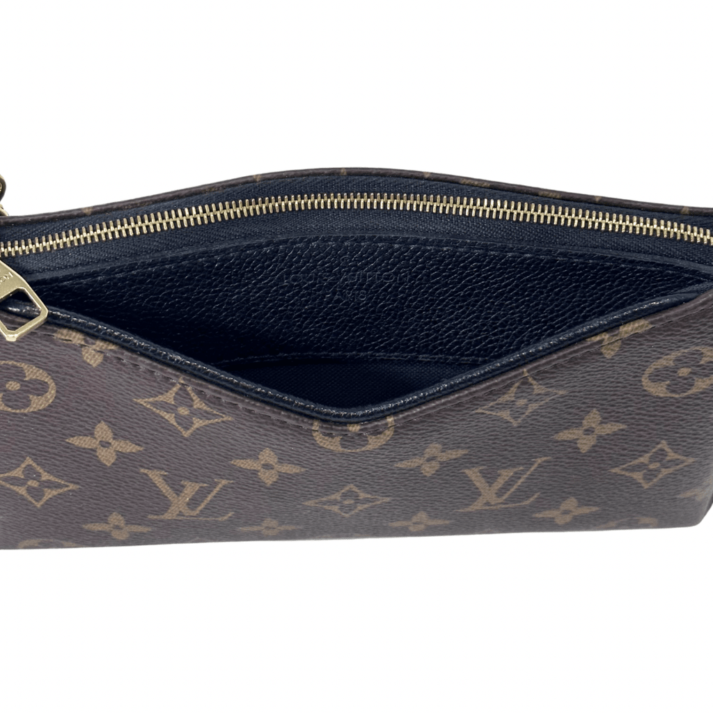 Louis Vuitton Monogram Pallas Clutch Crossbody