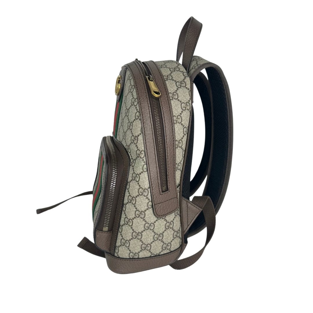 Gucci Small GG Supreme Ophidia Backpack