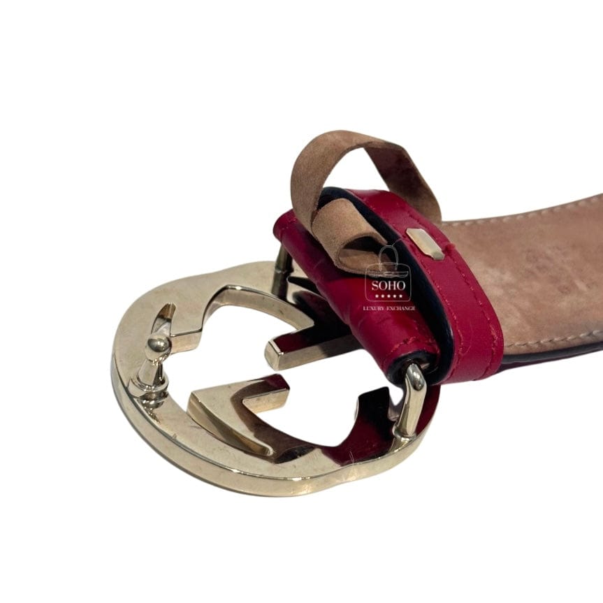Gucci Guccissima Interlocking G Belt Sz36