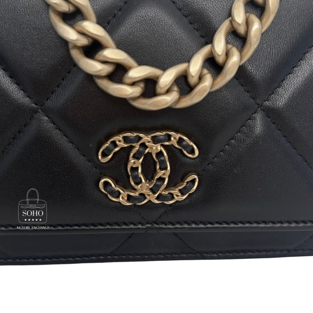 Chanel 19 Quilted Wallet on Chain