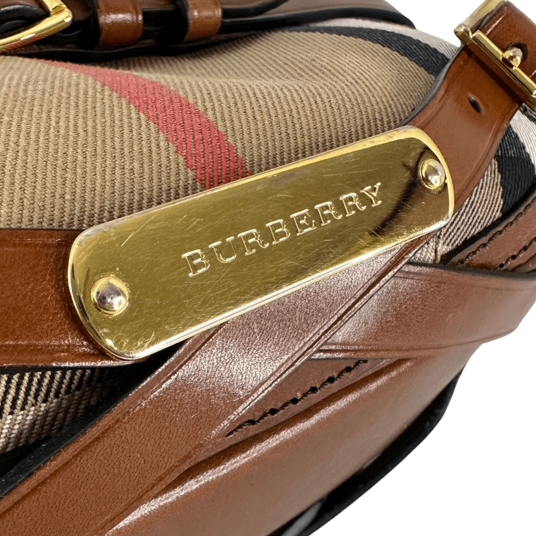 Burberry Housecheck Small Bridle Bowler