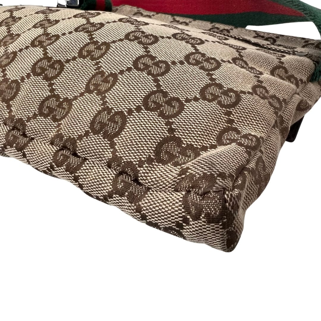 Gucci GG Canvas Belt Bag 92543 Black Cloth ref.999431 - Joli Closet