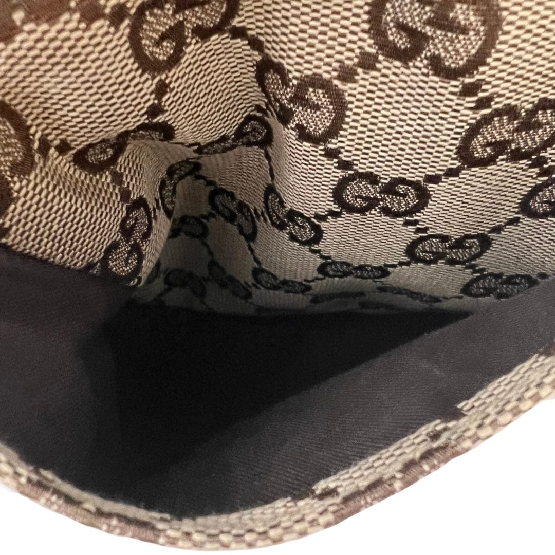 Gucci GG Canvas Double Pocket Belt Bag (SHG-RSeo1B) – LuxeDH