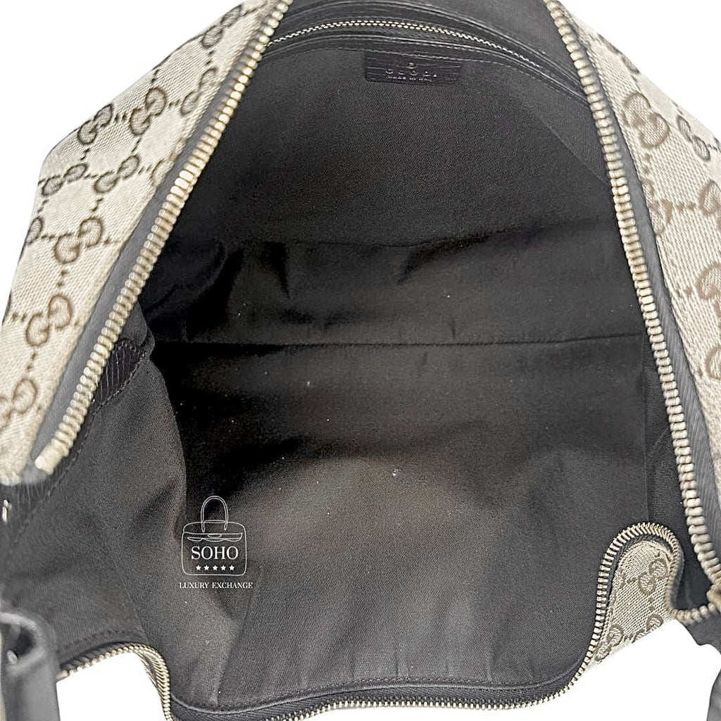 Gucci GG Canvas Horsebit Hobo Bag