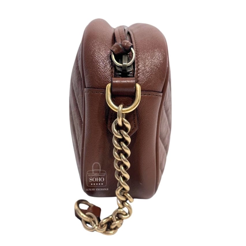 Gucci Matelasse Diagonal Marmont Crossbody