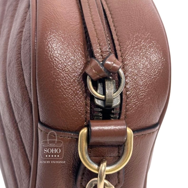 Gucci Matelasse Diagonal Marmont Crossbody