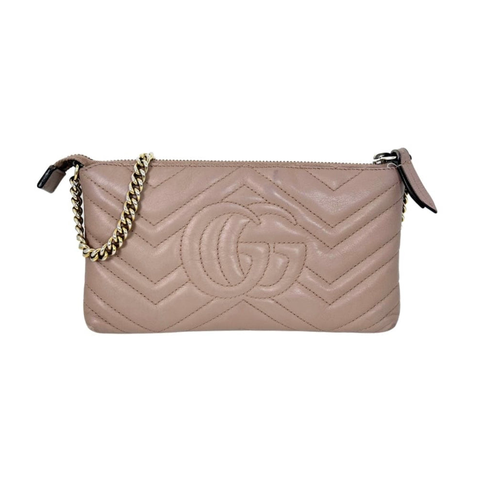 Gucci Mini Marmont Matelasse Wallet On Chain