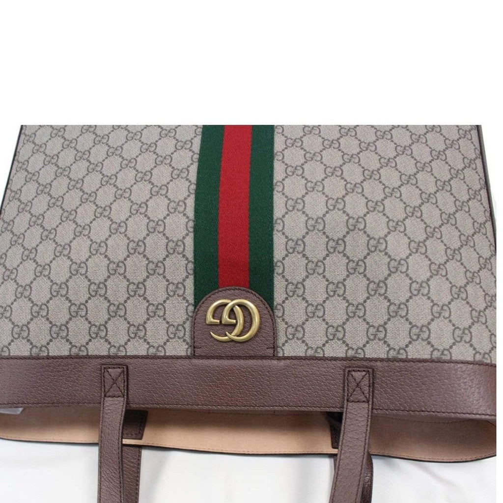 Gucci Large GG Supreme Ophidia Tote & Pouch