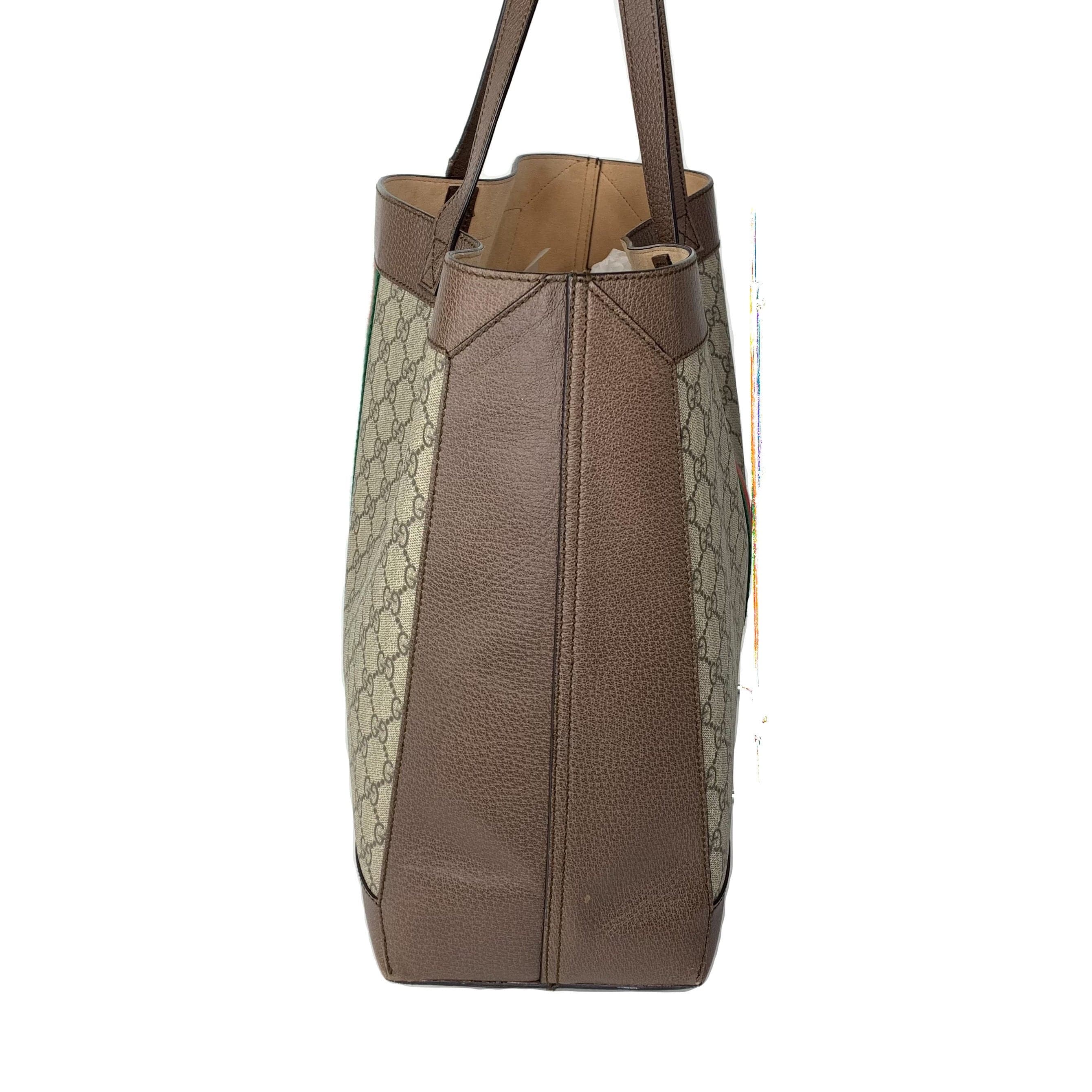 Gucci Large GG Supreme Ophidia Tote & Pouch