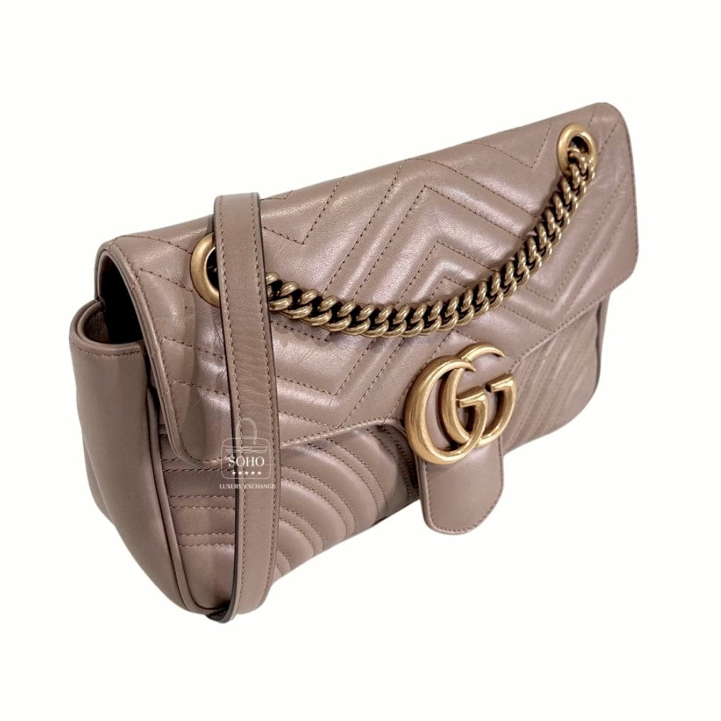 Gucci Small Matelassse Marmont Shoulder Bag