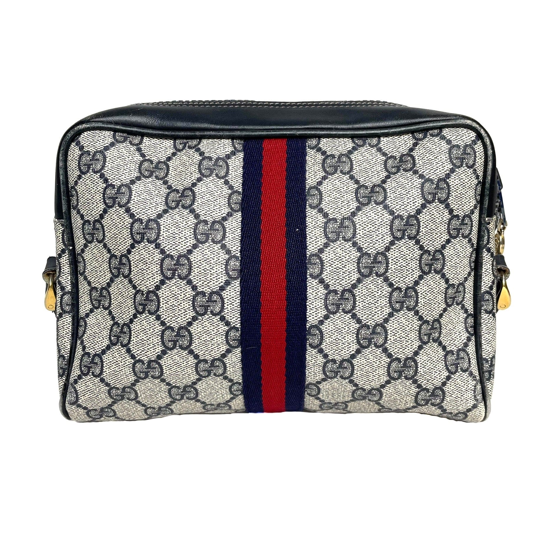 GUCCI Vintage Supreme Navy and Red Crossbody Camera Bag - AWL3500 –  LuxuryPromise