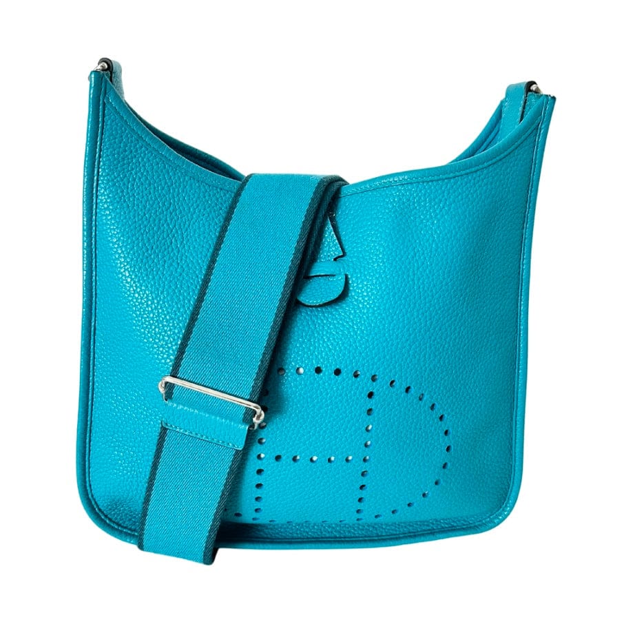 Hermes Evelyne Pocket III 29 Bag Bleu Nuit taurillon Clemence Leather  Crossbody