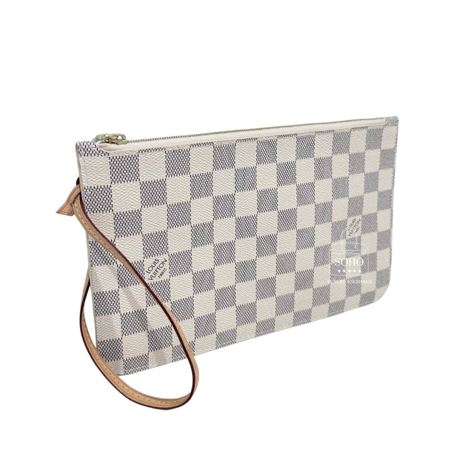 Louis Vuitton Damier Azur Neverfull Zip Pouch