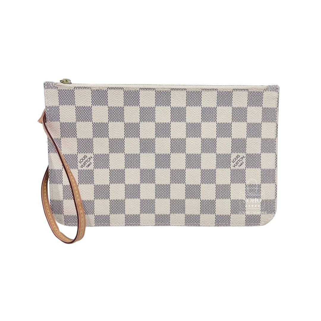 Louis Vuitton Damier Azur Neverfull Zip Pouch