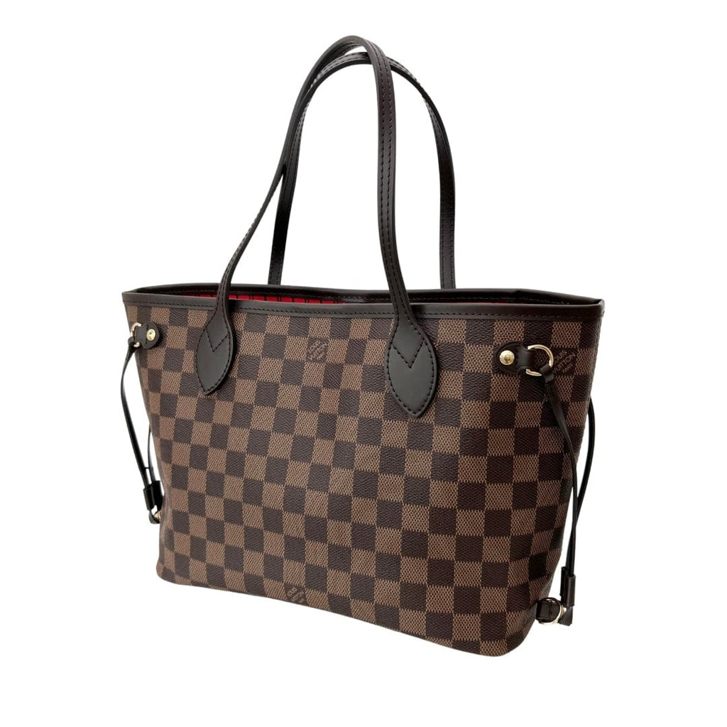 Louis Vuitton Damier Ebene Neverfull PM Tote Bag