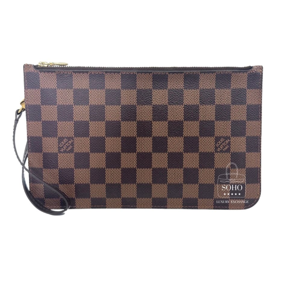 Louis Vuitton Damier Ebene Neverfull Pouch