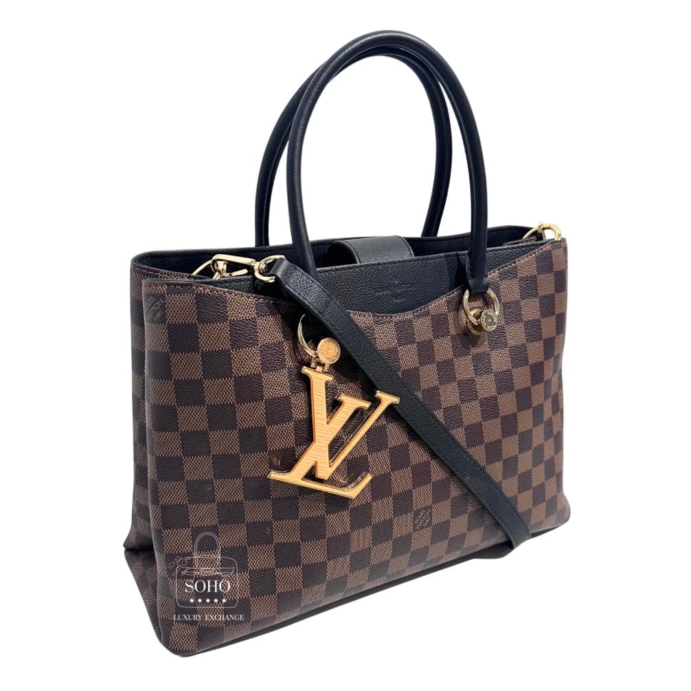 Louis Vuitton Damier Ebene Riverside Tote & Strap