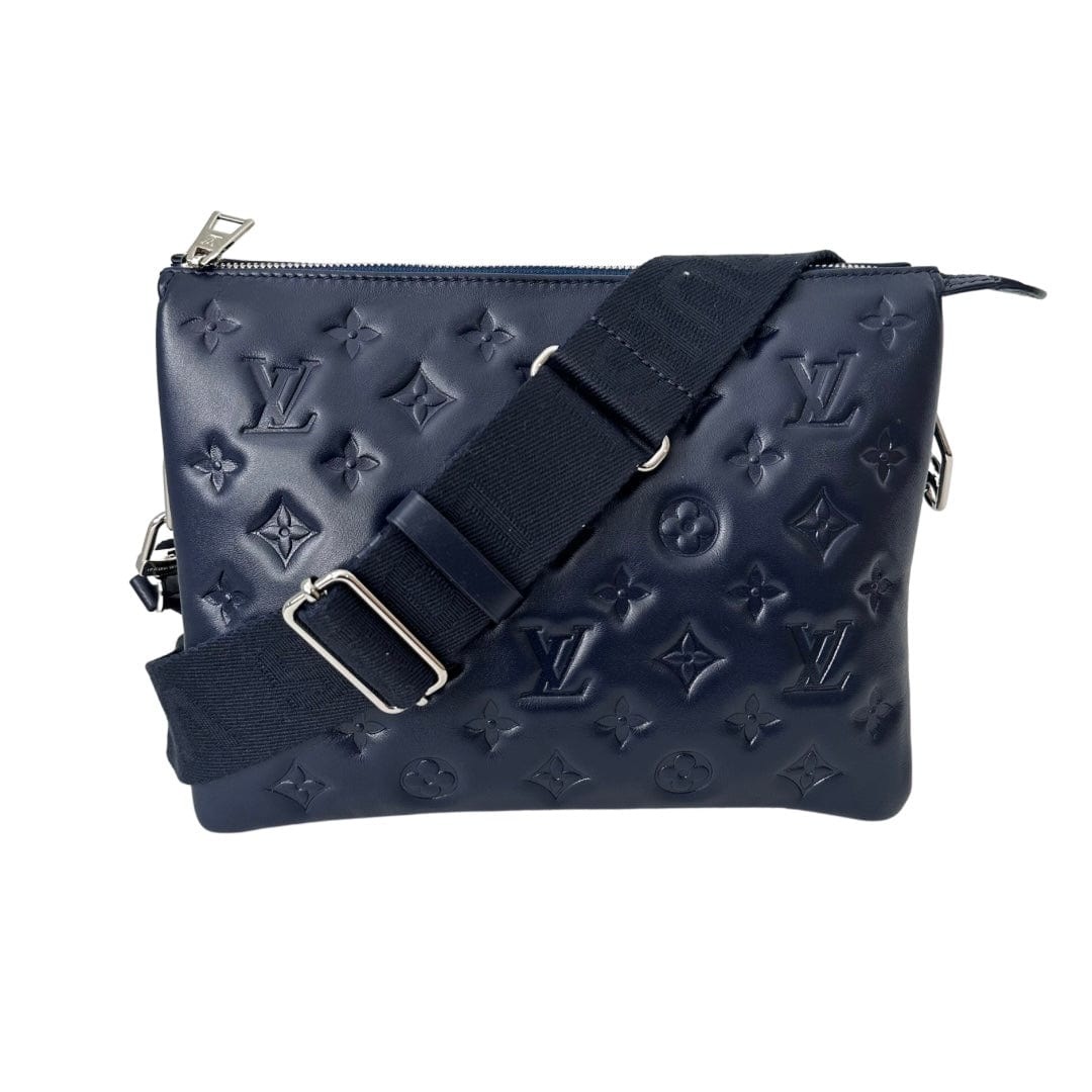 Louis Vuitton blue Leather Coussin PM Shoulder Bag