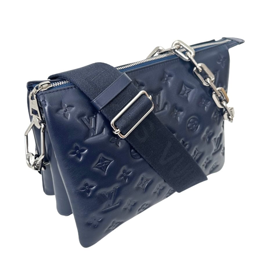 Louis+Vuitton+Coussin+Shoulder+Bag+PM+Navy+Blue+Leather for sale
