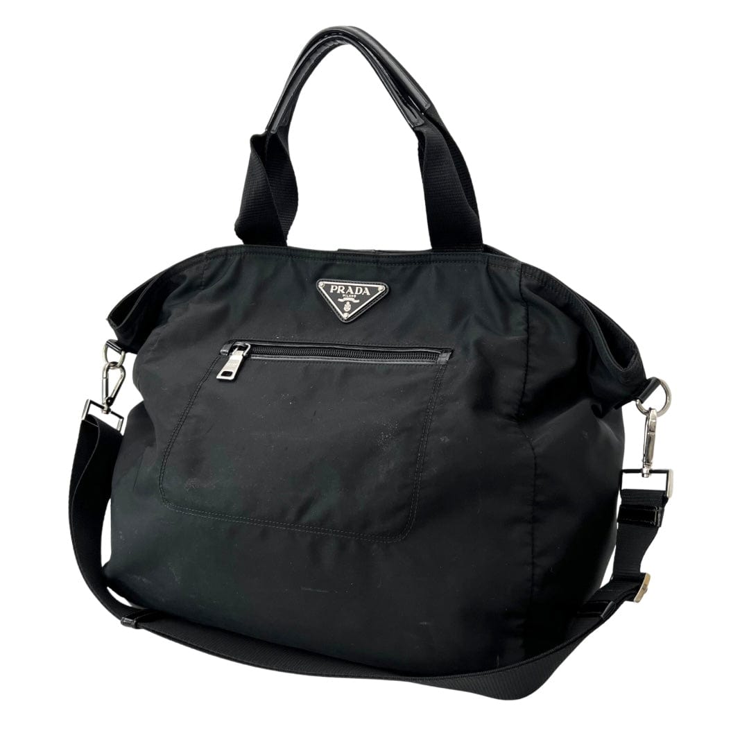 prada shoulder bag black