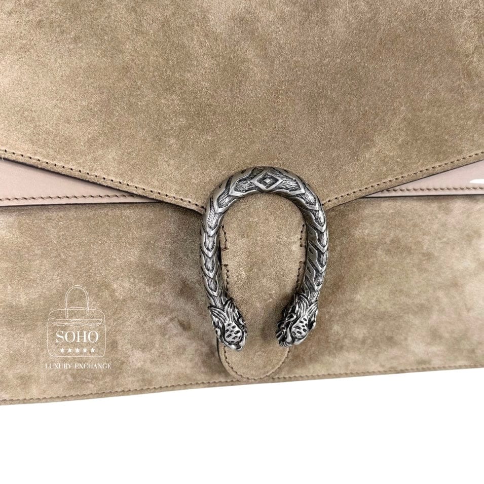 Gucci Suede Medium Dionysus Shoulder Bag
