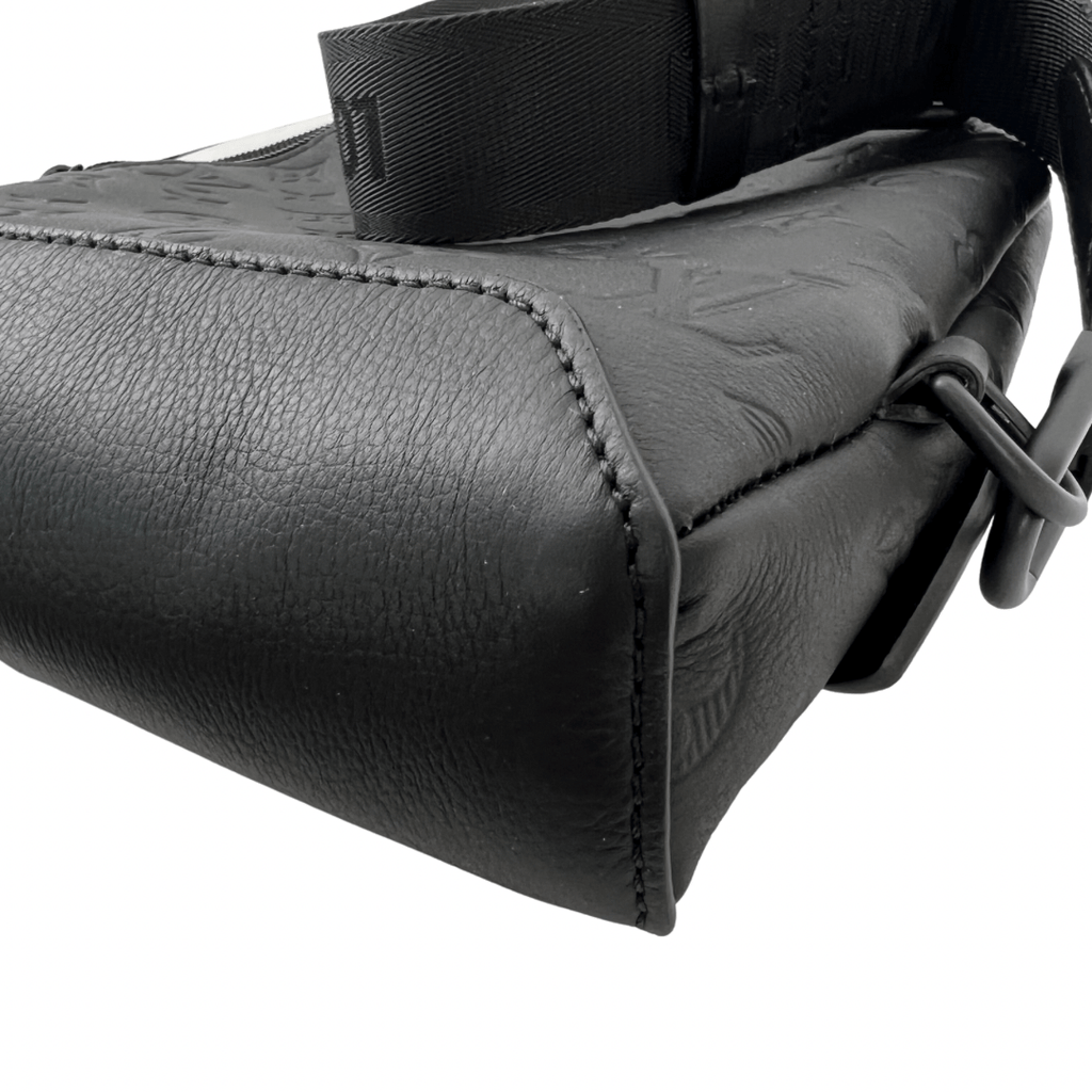 Louis Vuitton Duo Sling Bag Black Autres Toiles Monogram