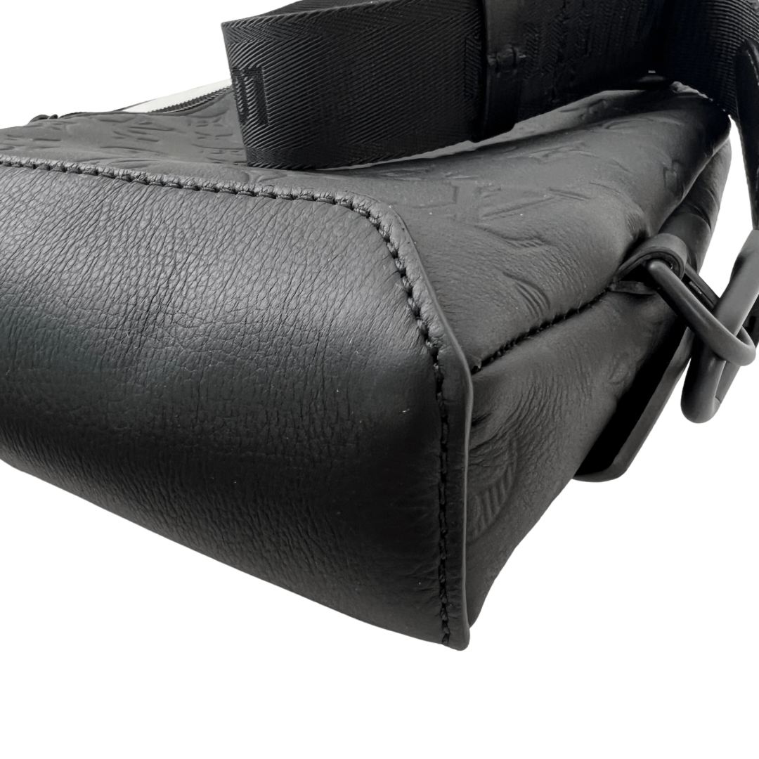 Louis Vuitton Duo Sling Bag Black Autres Toiles Monogram