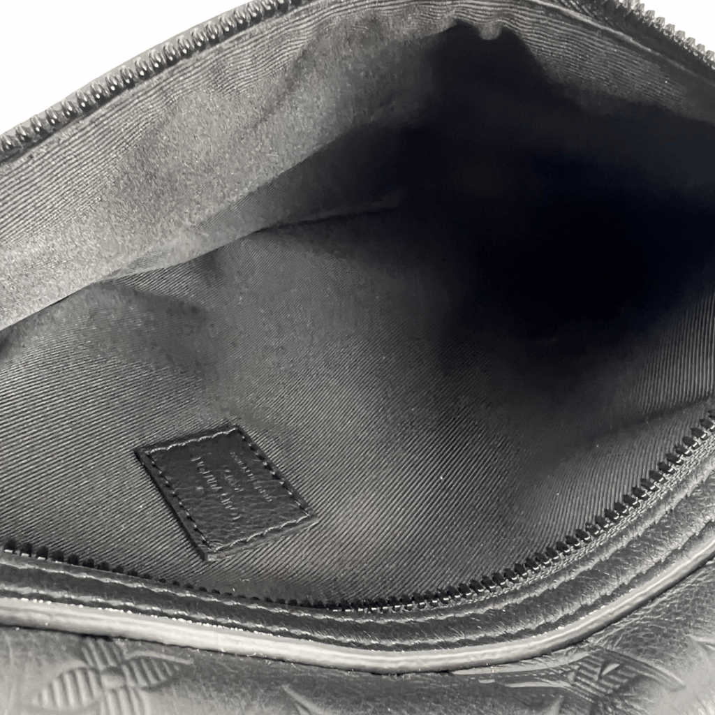 Louis Vuitton Duo Sling Bag Black Autres Toiles Monogram