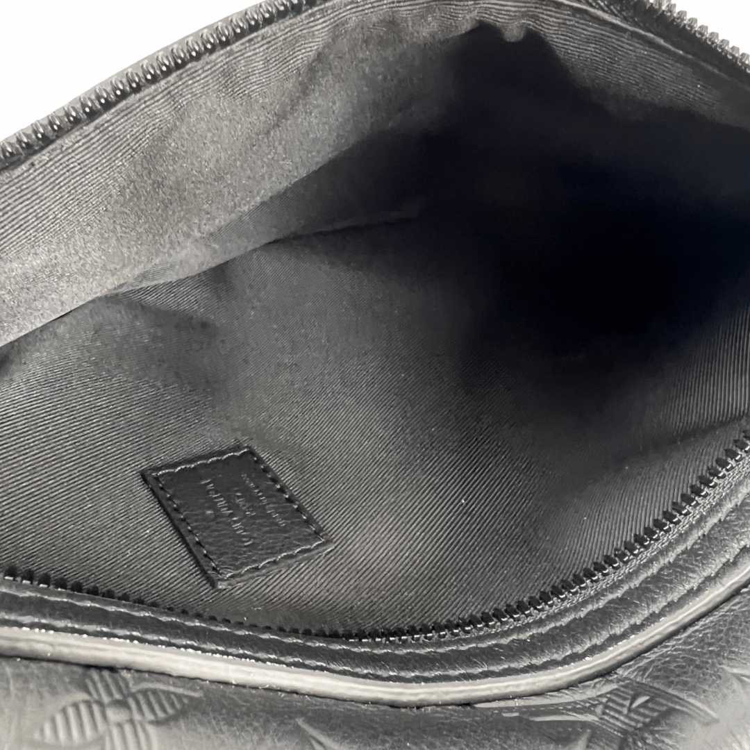 Louis Vuitton Duo Sling Bag Black Autres Toiles Monogram