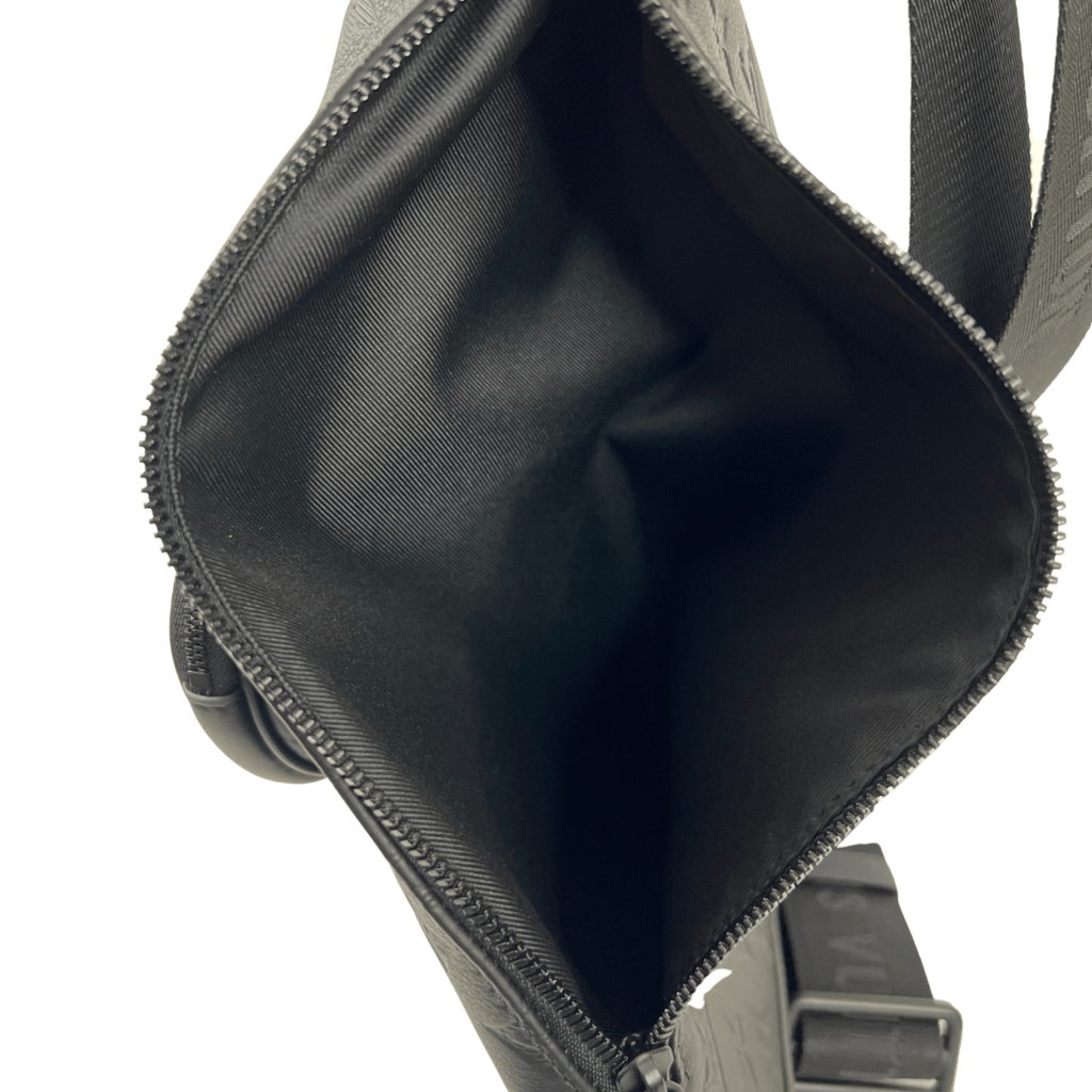 Louis Vuitton Duo Sling Bag Black Autres Toiles Monogram