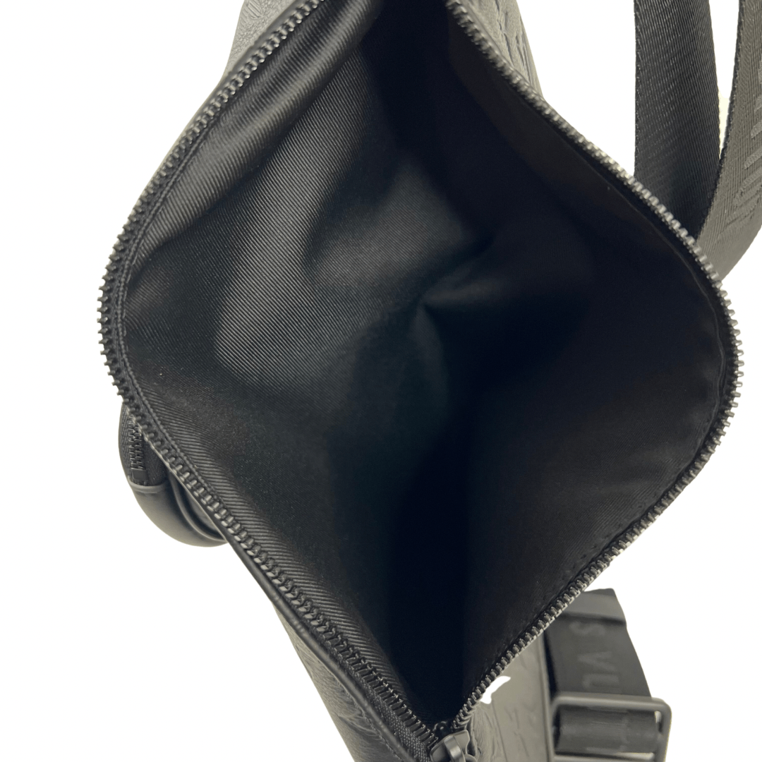 Louis Vuitton Duo Sling Bag Black Autres Toiles Monogram
