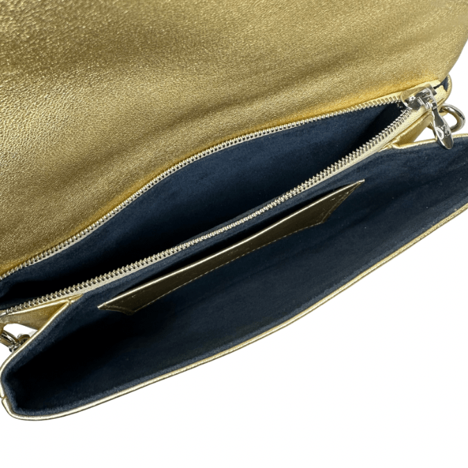 Louis Vuitton Coussin Pochette Monogram Embossed Lambskin Gold 224797250