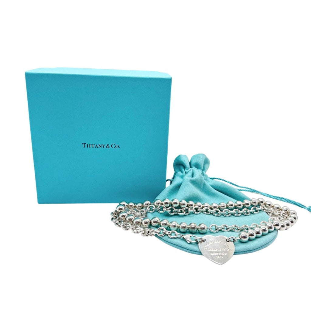 Tiffany & Co "Return to Tiffany" Heart Wrap Sterling Necklace