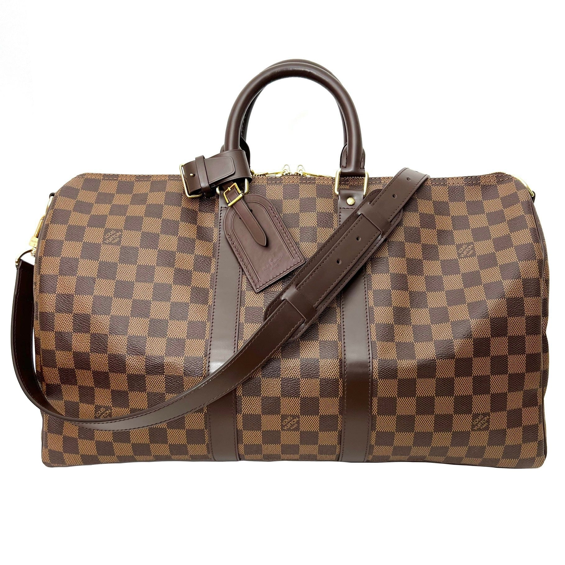 Louis Vuitton Damier Ebene Keepall Bandouliere 45