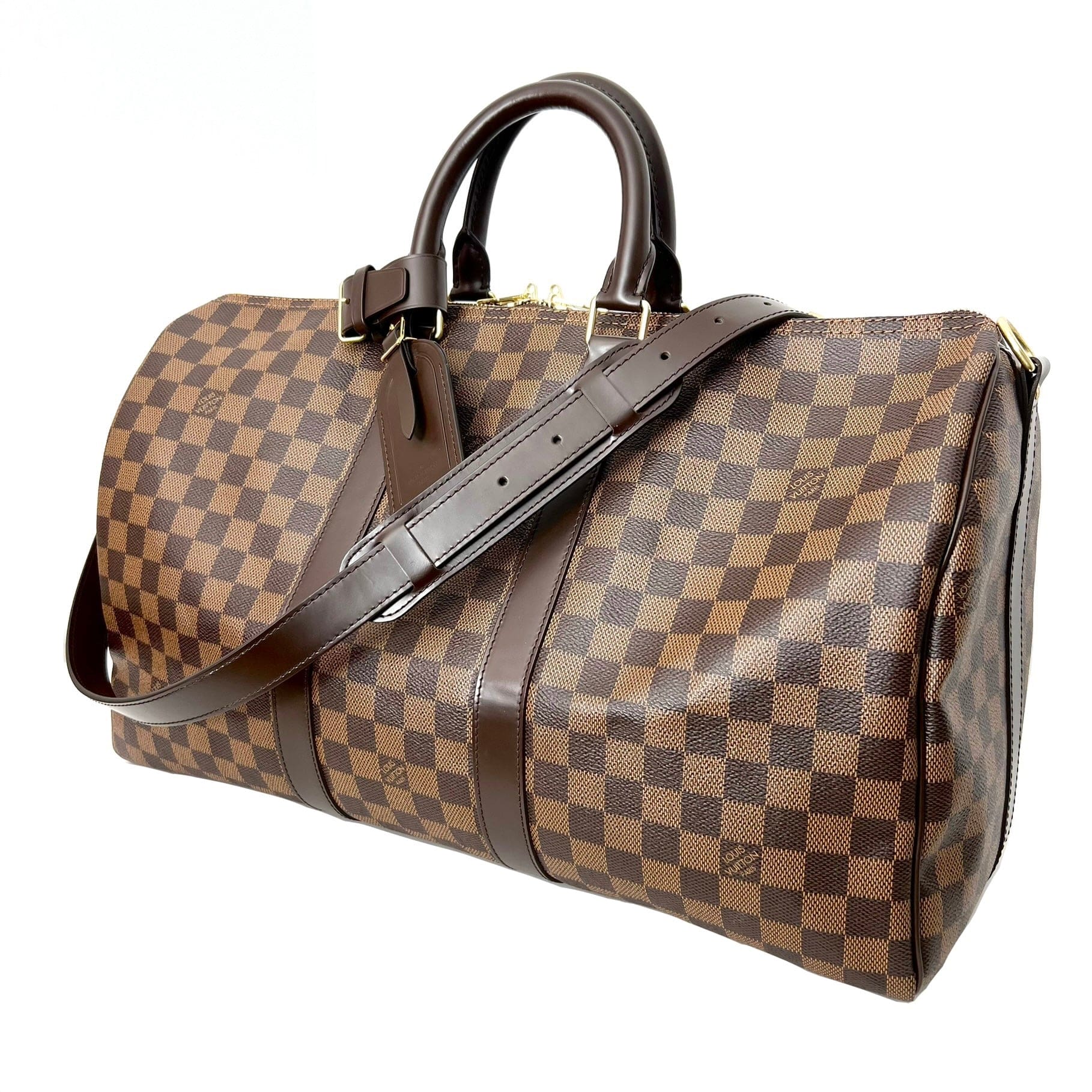 Louis Vuitton Damier Ebene Keepall Bandouliere 45