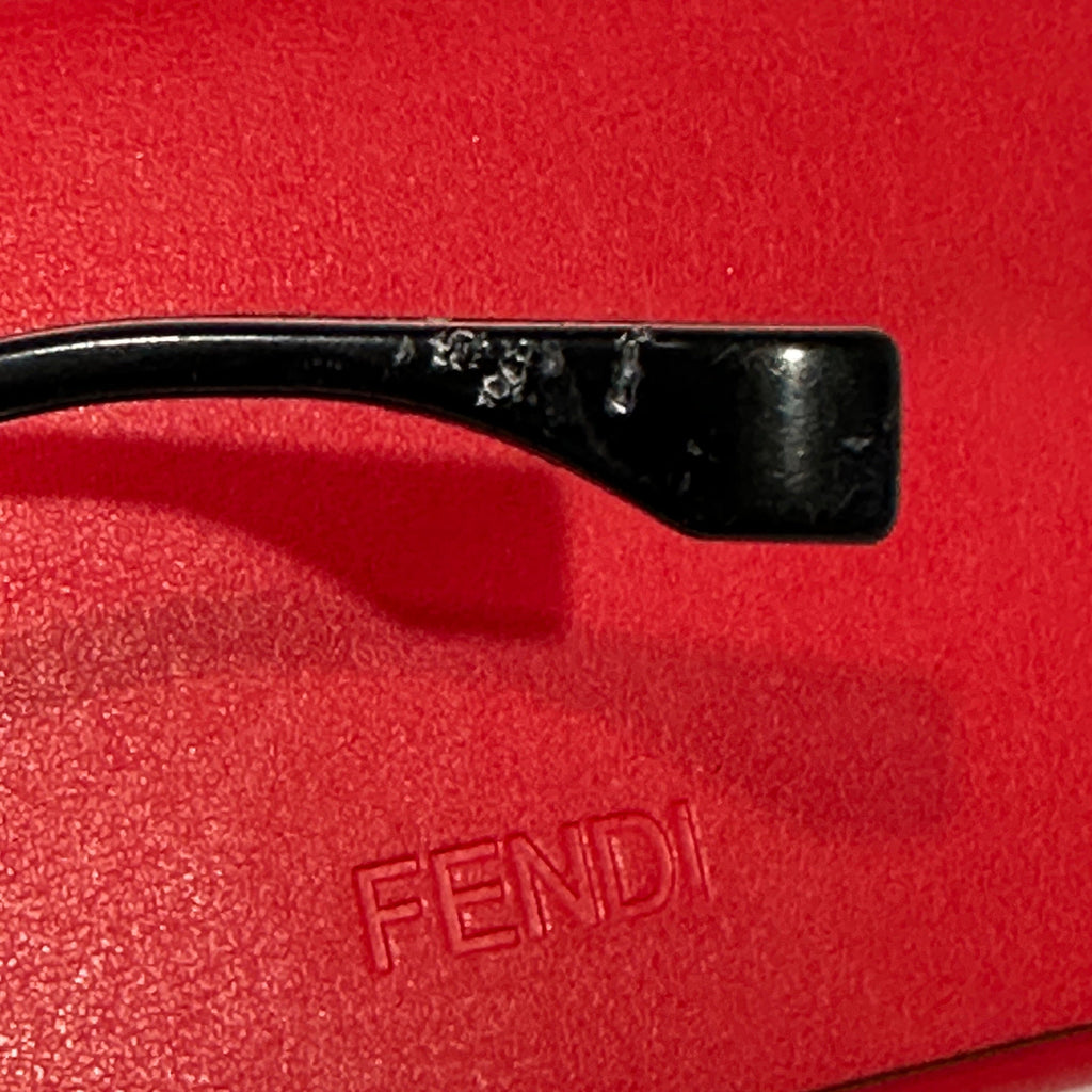 Fendi Zucca Iridia Crystals Cat Eye Sunglasses