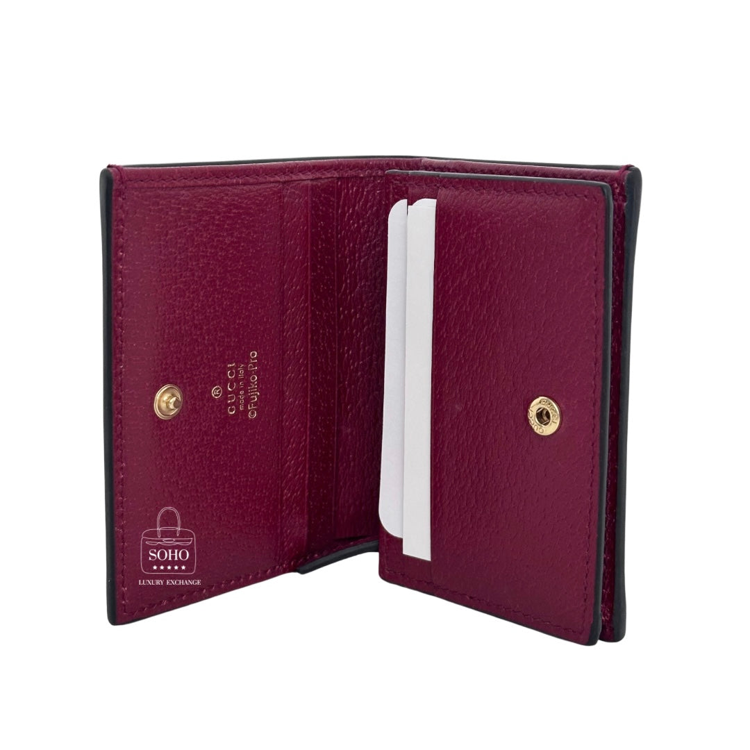 Gucci Doraemon Micro GG Compact Wallet