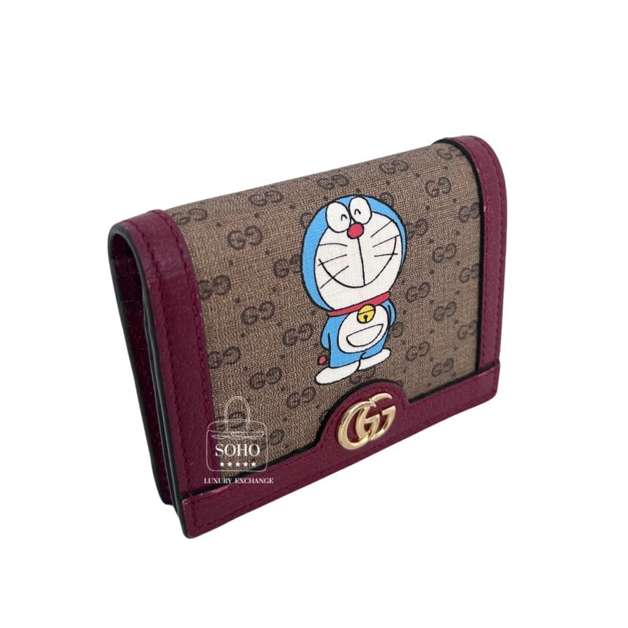 Gucci Doraemon Micro GG Compact Wallet